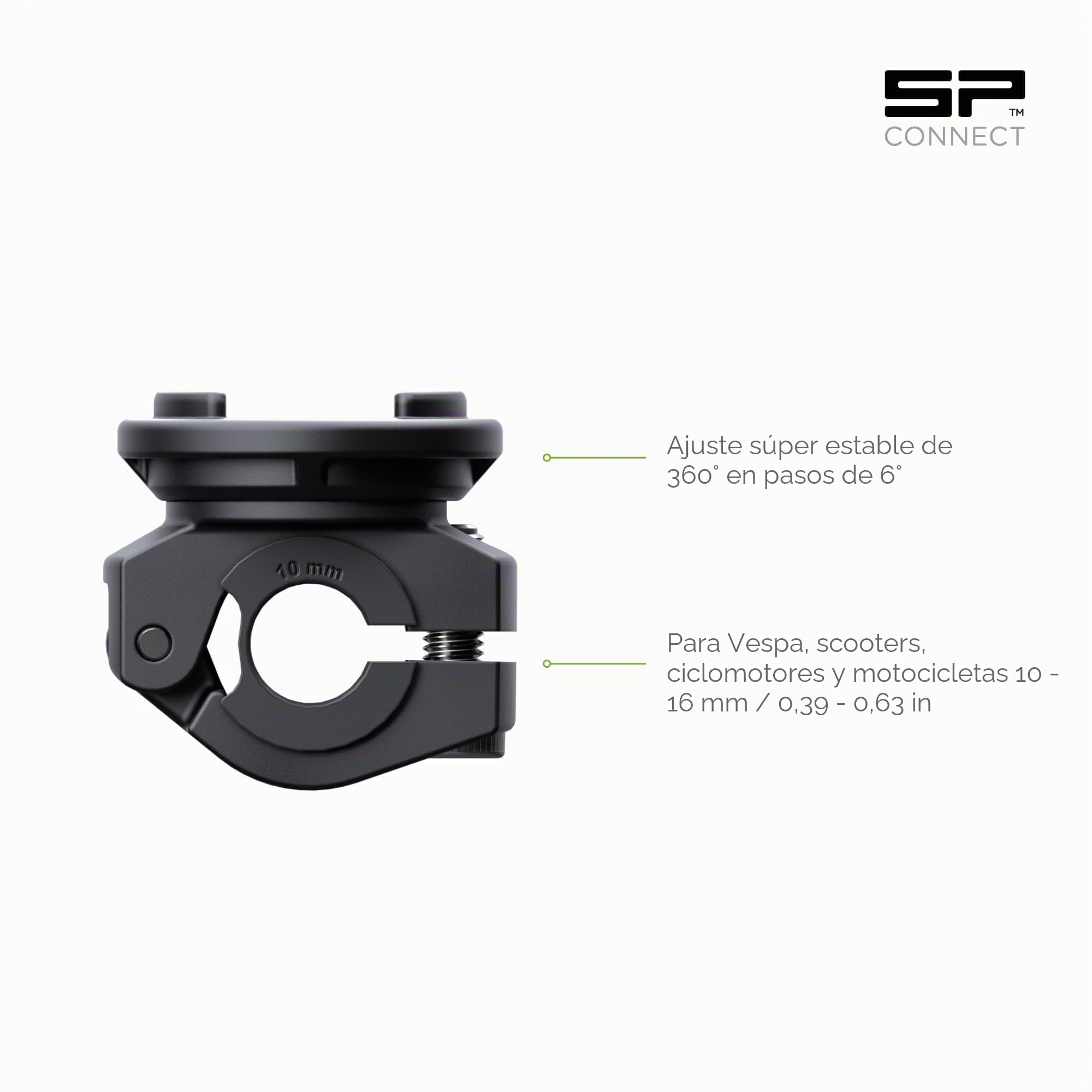 SP Connect SPC+ Abrazadera Universal Paquete Motor Scooter