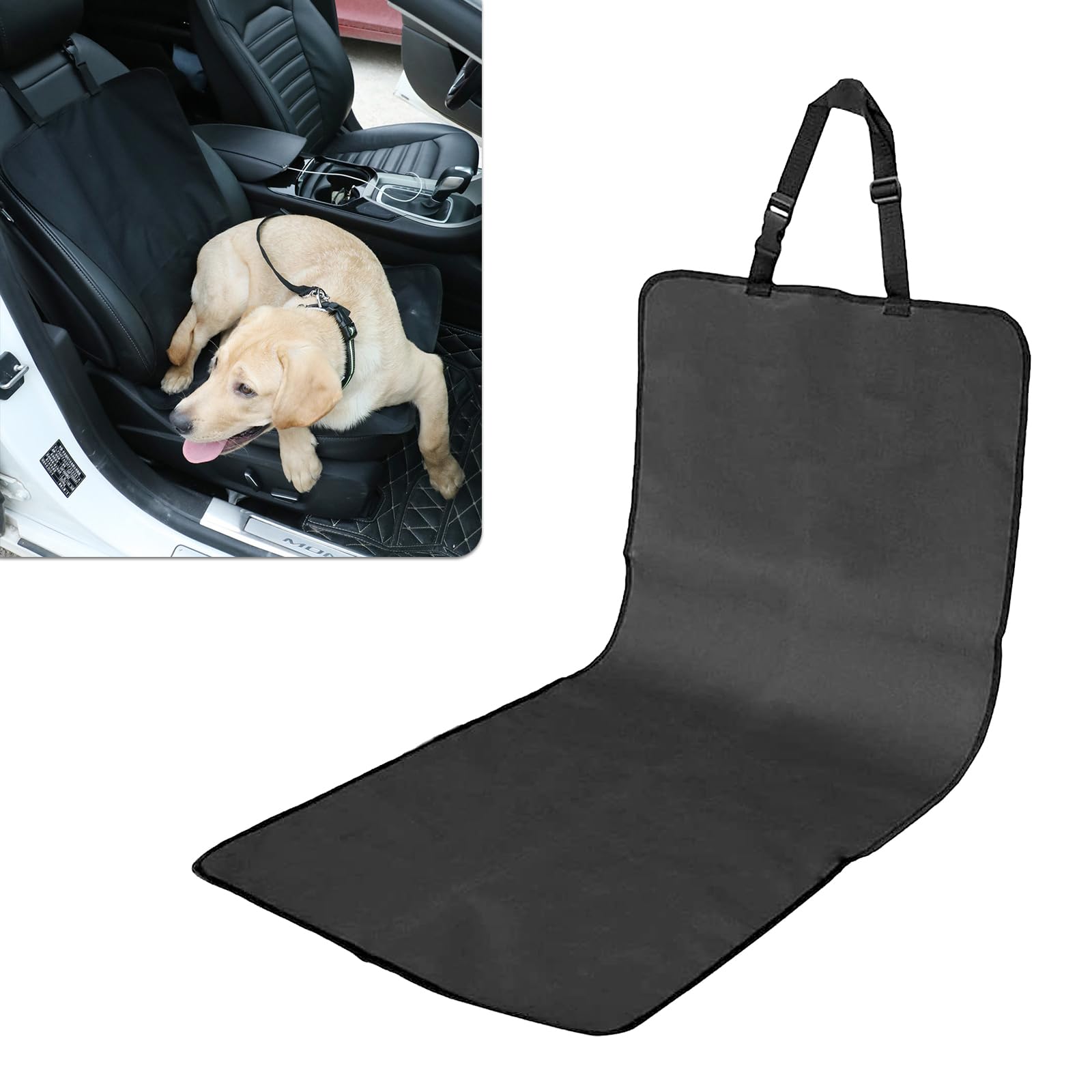 Dewkou1 PC Children Seat Protective Cover, Waterproof Anti-Skid Protection Pad, Portable Baby Safety Seat Cushion, Universal for Cars, SUVs, Cargo Cars (Black #03)