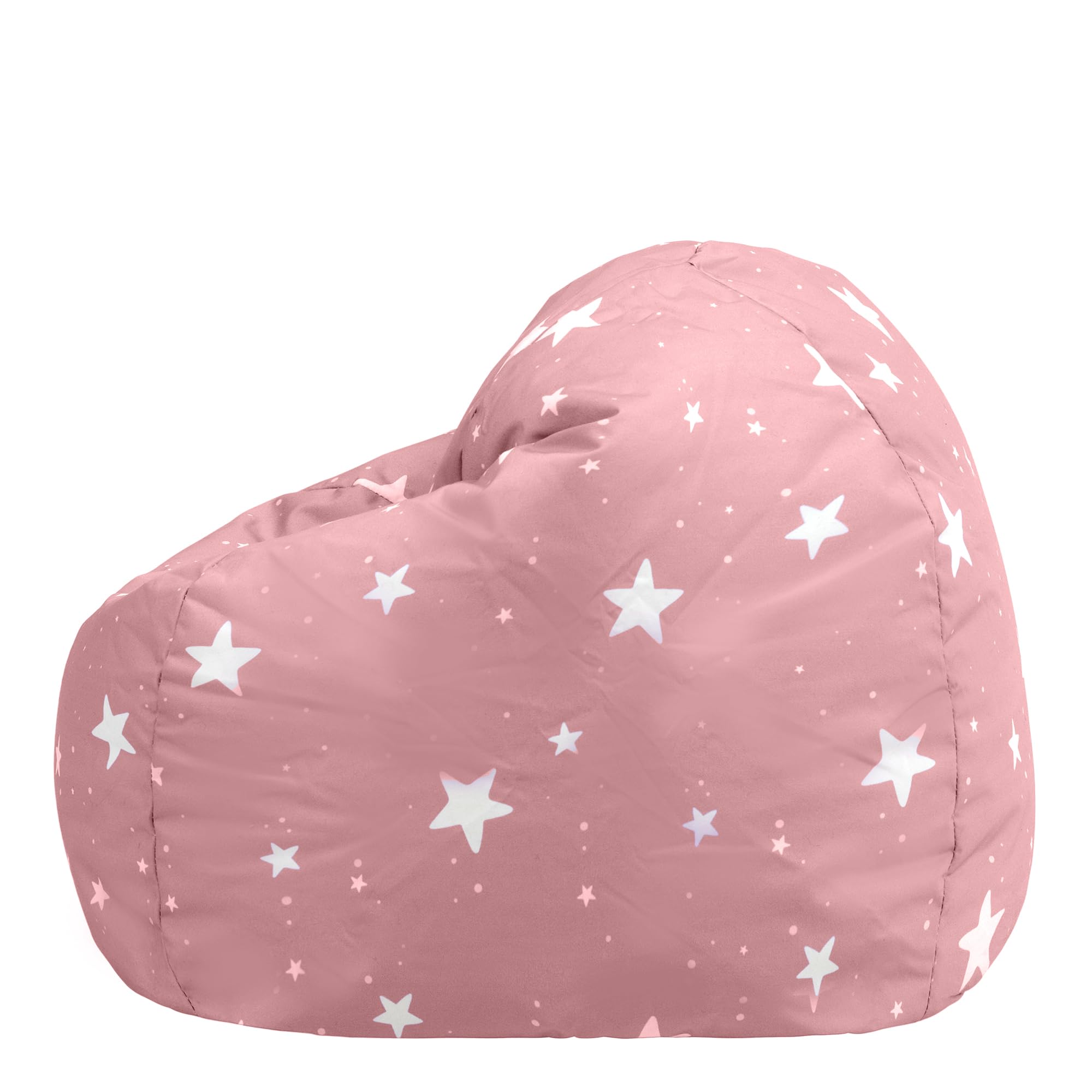 Icon Estrella Puff Infantil, Suaves y Cómodos, Puff con Relleno Includio, Sillas Infantiles, Sillon Niños Infantil para Decoracion Habitacion Niña o Niño, Rosa