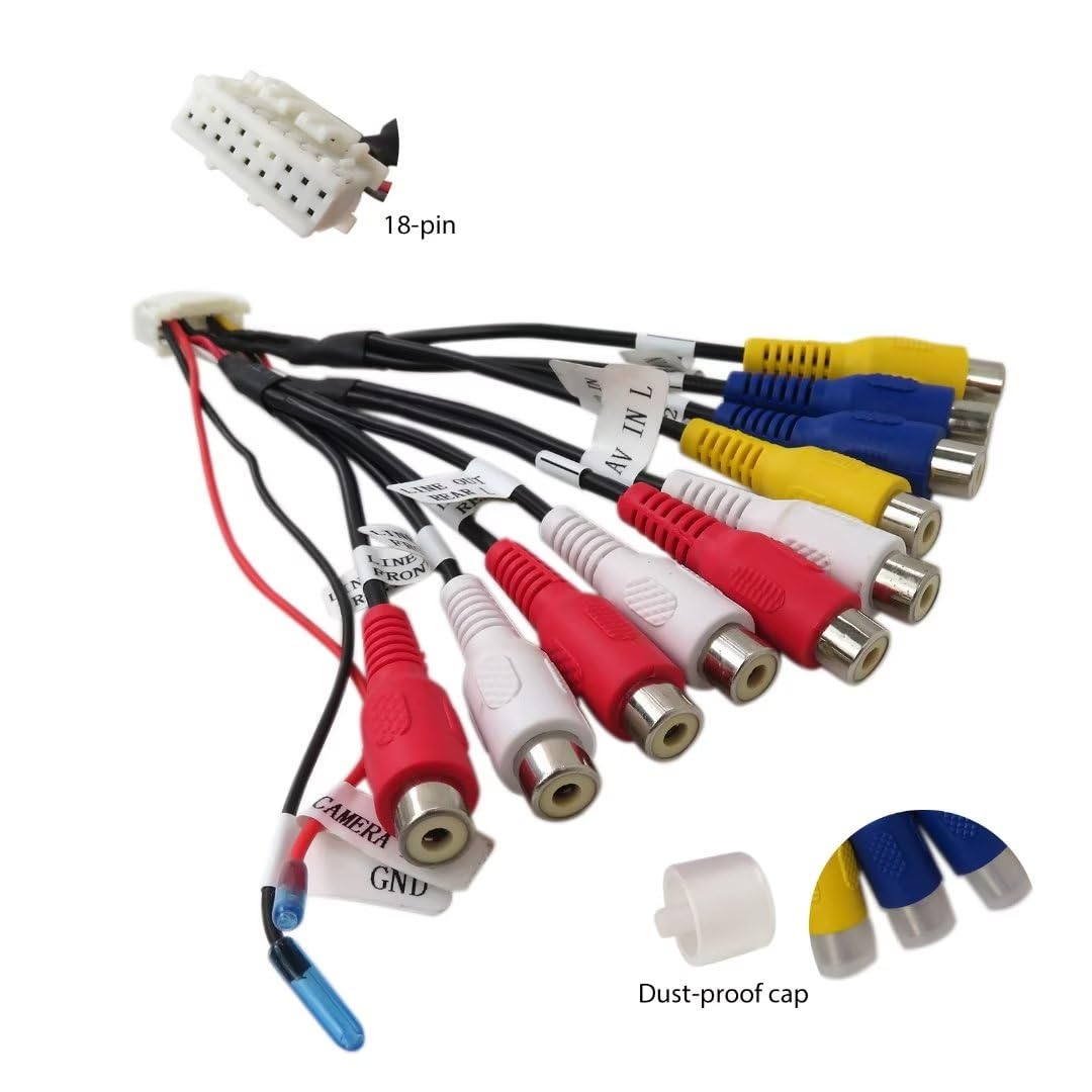 18-pin connector and dust-proof cap