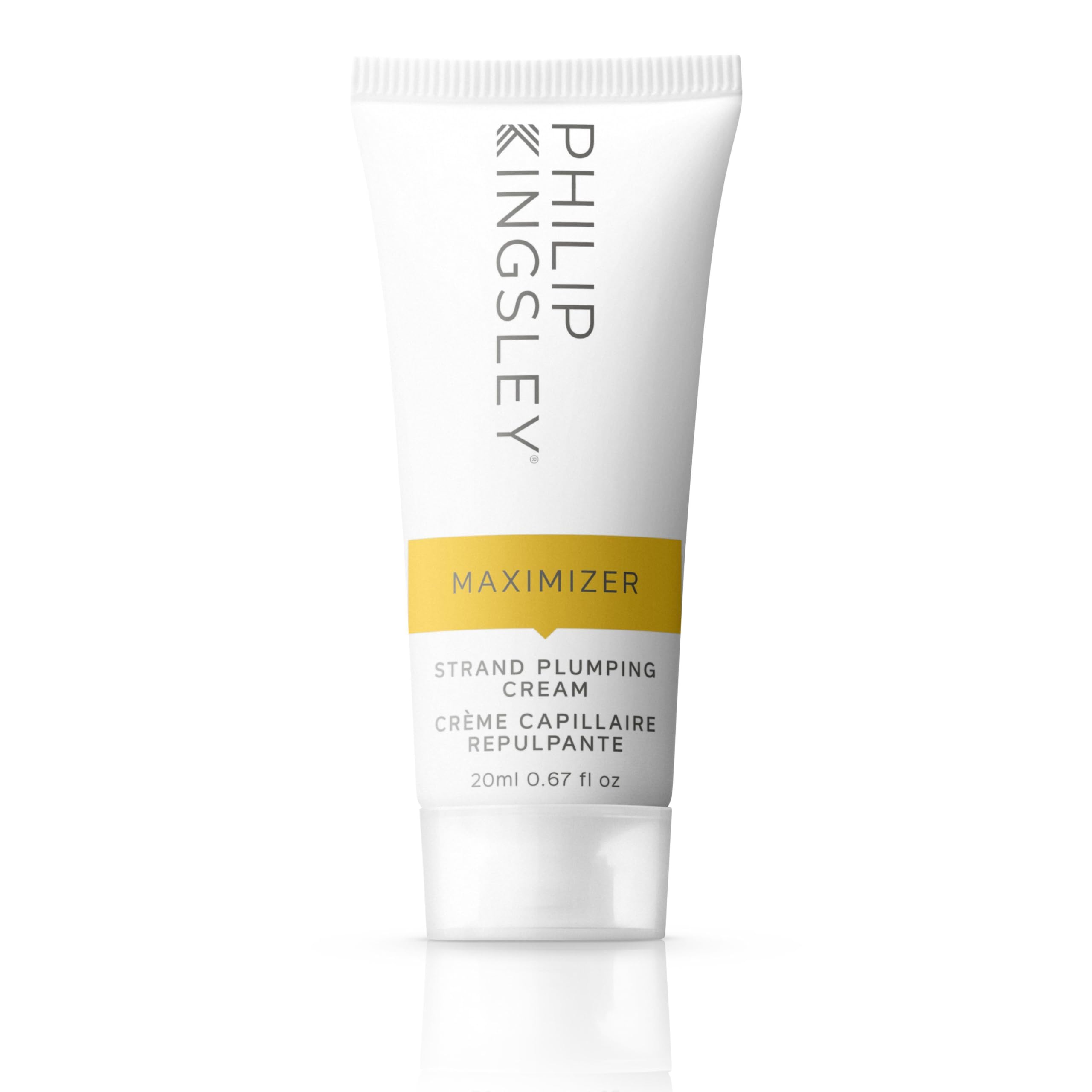 Philip Kingsley | Maximizer Strand Plumping Cream | Volume for Hair Smoothing | Volumizing for Fine Flat | Thin, Limp, Flyaway Hair Volumizer, Adds Body and Shine | 20ml