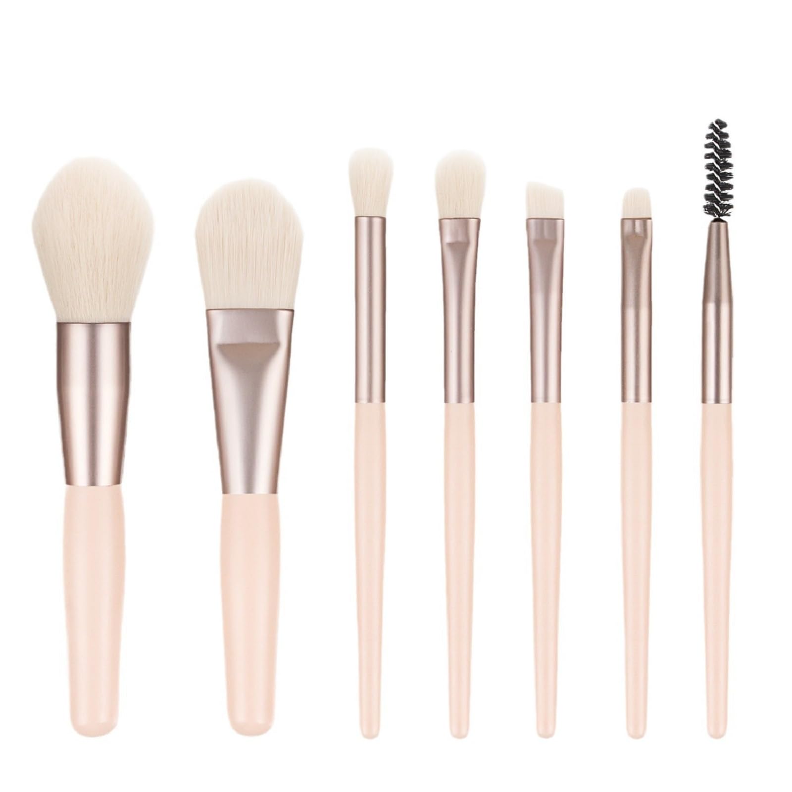 8 PCS Makeup Brush Set, Foundation Make up Brushes for Concealers Eye Shadows, and Blush, Premium Synthetic