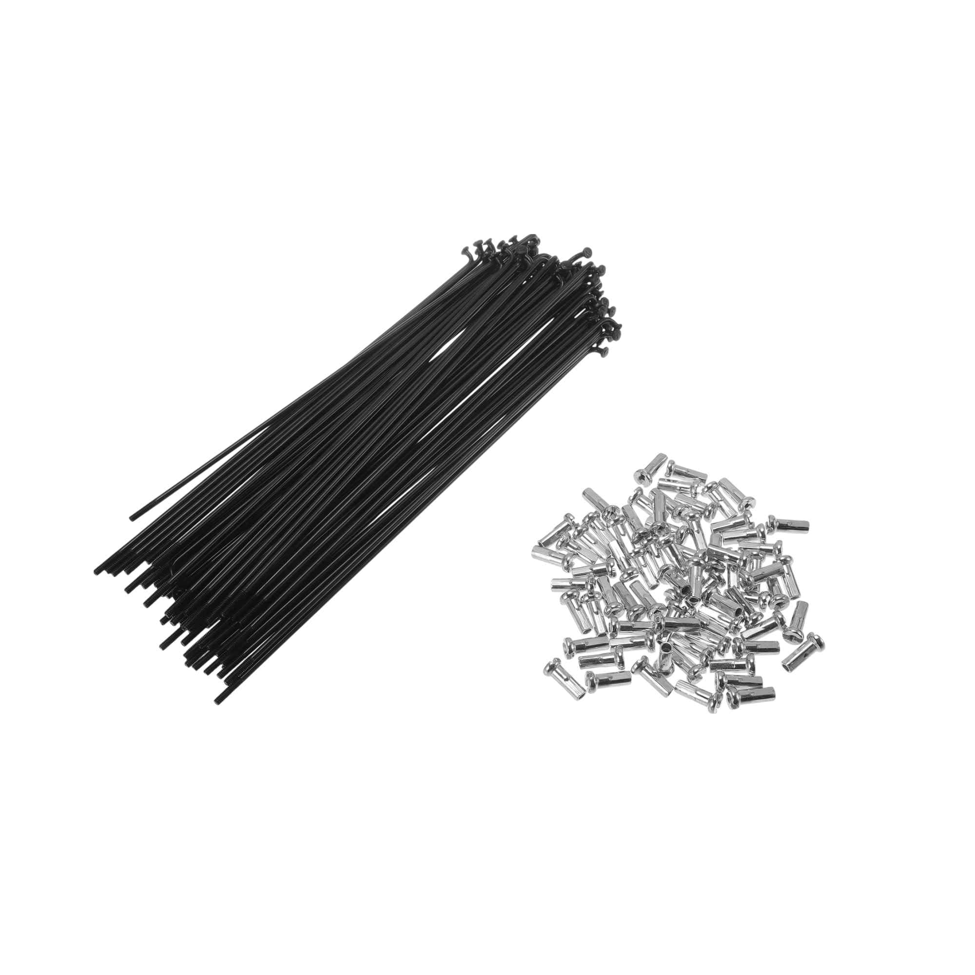 HOPESPANNER 72 Set 14G Bicycle Spoke 157mm Bike Wheel Spoke Carbon Steel Black — image 1