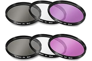 Multi-Coated 3 Piece Filter Kit for Nikon D3400 DSLR