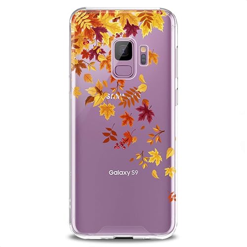 Miniatura 7 de Funda compatible con Samsung S23 S22 Plus S21 FE Ultra S20+ S10 Note 20 5G S10e S9 Teléfono Autumn Leaves Nice Girl Flexible Silicona Slim Fit Clear