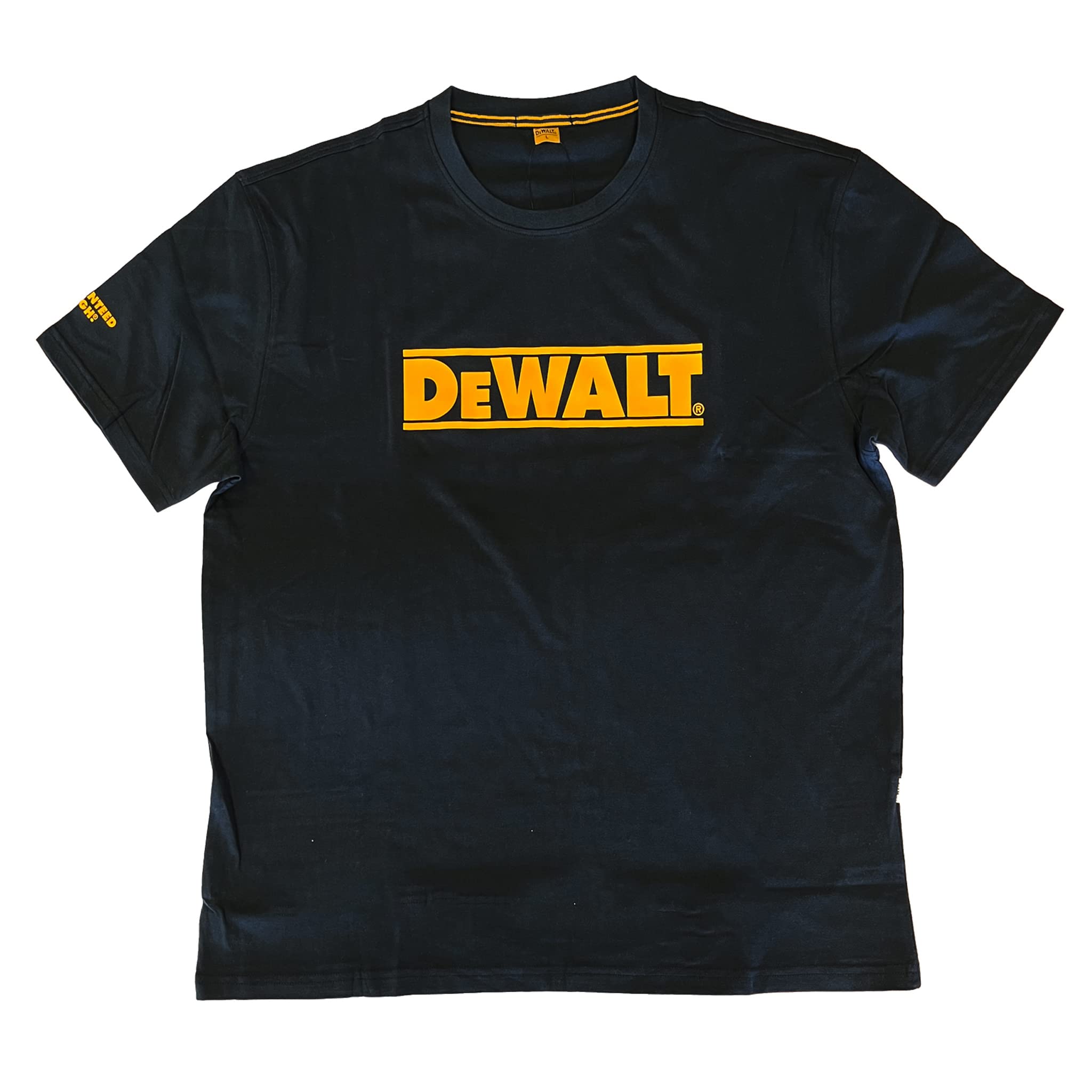 DEWALT Men's Brand Carrier Short Sleeve T-Shirt (X-Large, Black)
