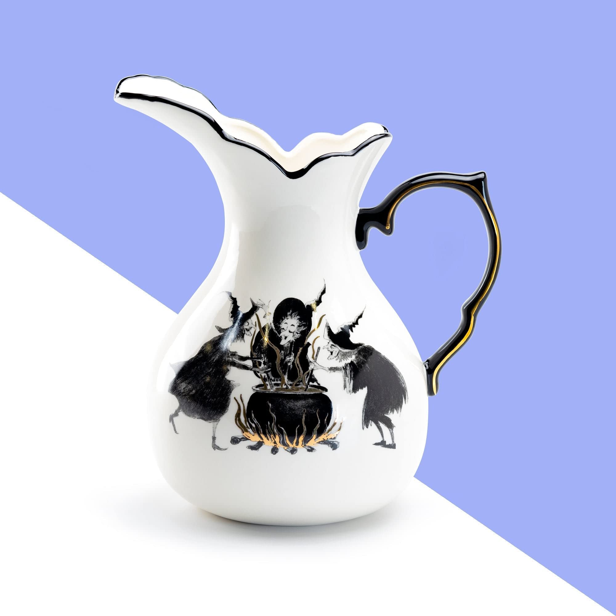 Amazon.com | Potter's Studio Witches Brew Pitcher, 4 Black Cat Tea