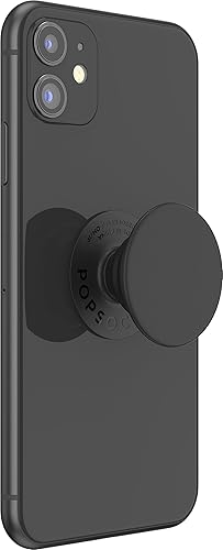 Miniatura 4 de PopSockets PopGrip con tapa intercambiable para teléfonos y tabletas, color negro