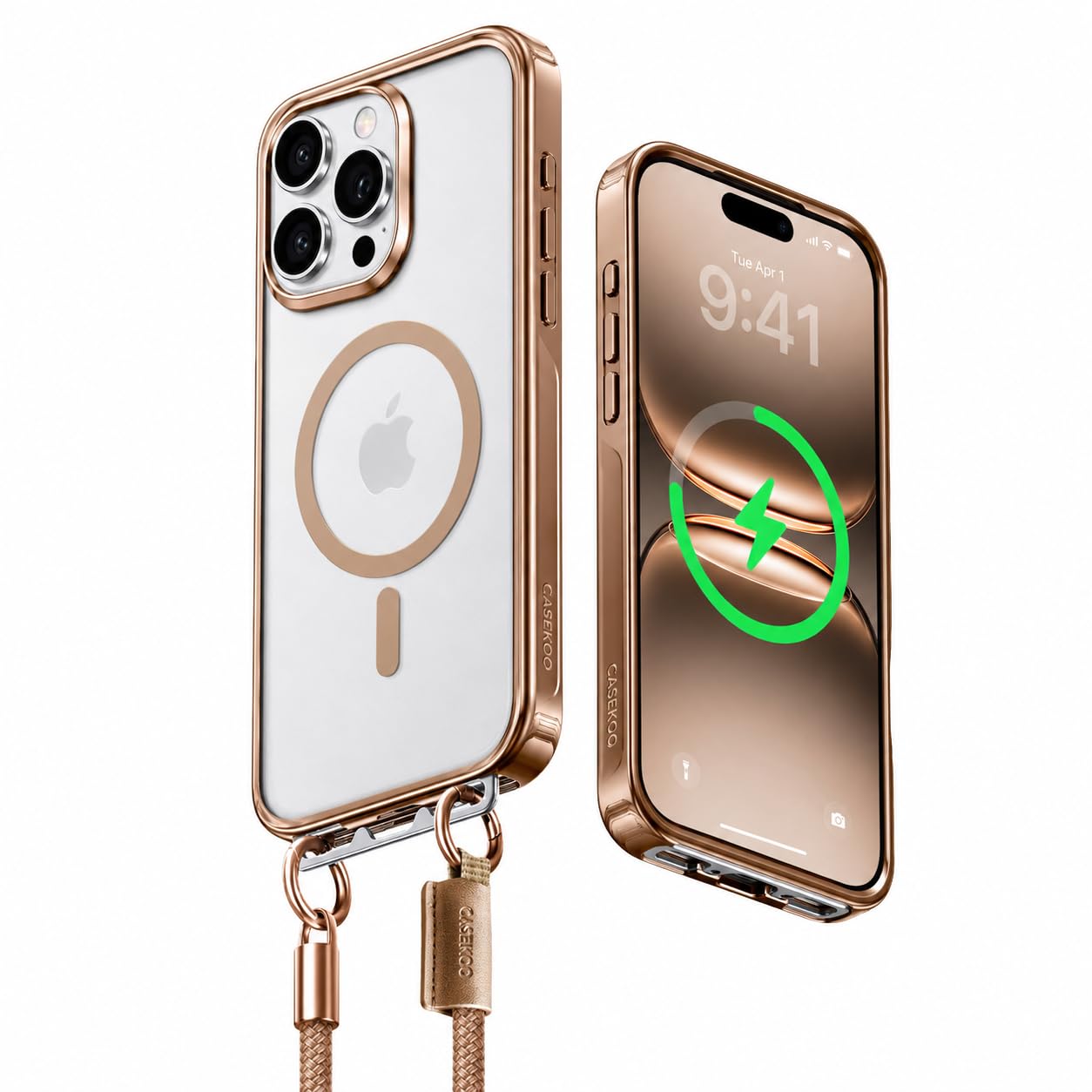【業界初ストラップ構造・Magsafe対応】CASEKOO iPhone 16…