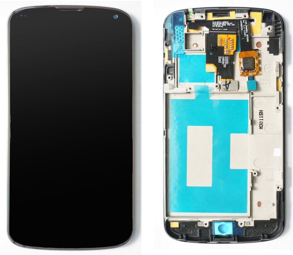 Full LCD display Touch Screen Digitizer Assembly with Frame Replacement For LG E960 Google Nexus 4