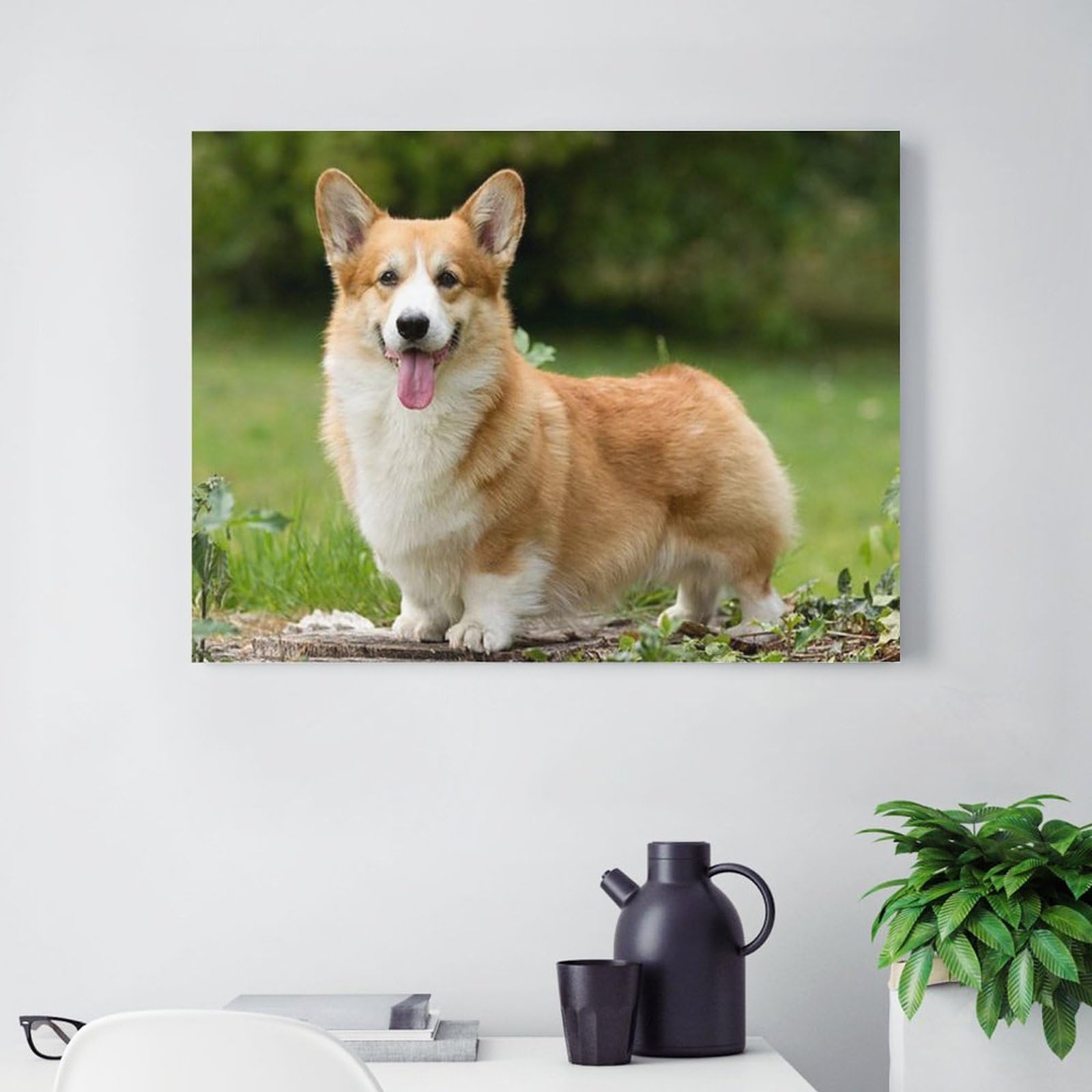 SanZez 5D Diamond Painting Corgi Dog DIY Round Rhinestone Adult Art for Beginners Craft Kit Home Decor Gifts 30x40cm
