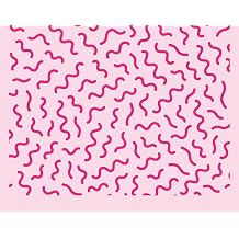 Sweet Sticks Cookie-and-Cupcake Food-Decorating Stencil, Retro Wiggle