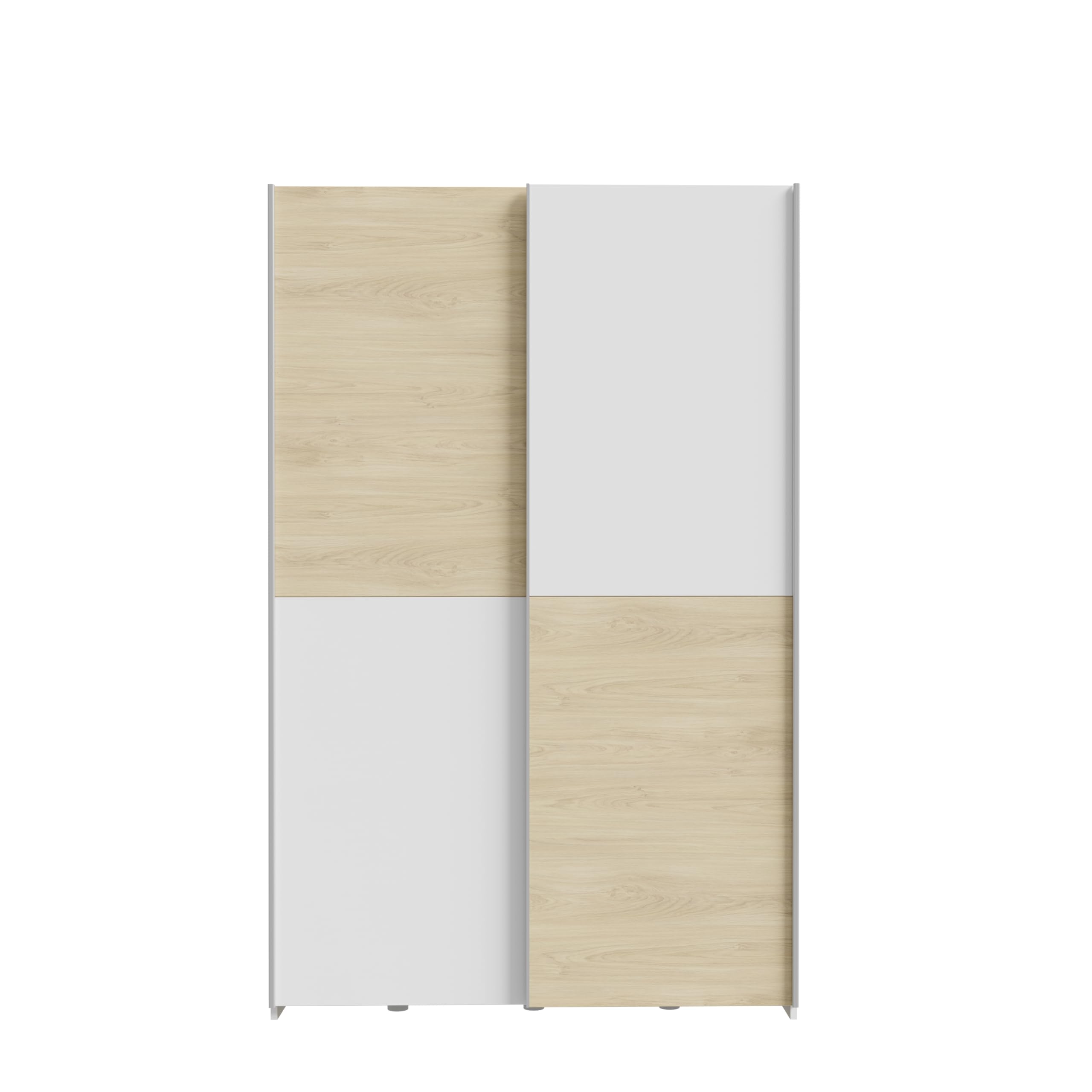 Armadio con ante scorrevoli in legno truciolare 120x191x61 cm AVANTI TRENDSTORE