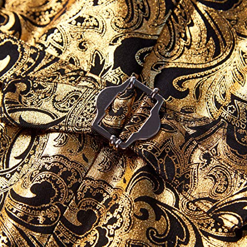 Mens 2 Pieces Set Jacquard Tuxedo Suits Jacket and Vest4