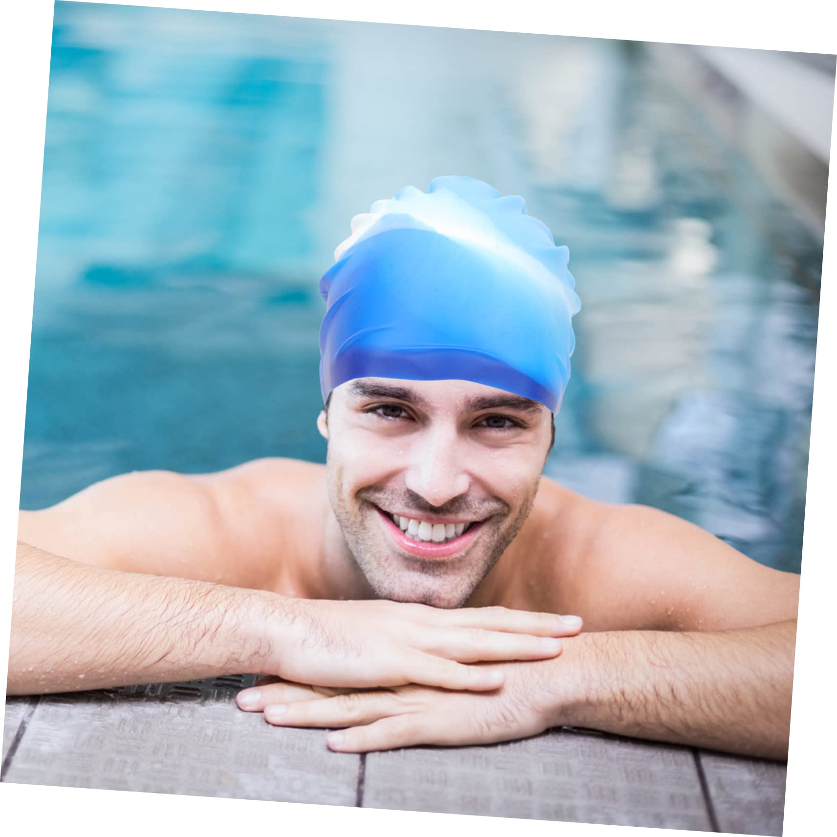 BESPORTBLE Gorro De Natación De Silicona Gorros Gafas De Natación Gorro De Natación para Sombrero Gorro De Natación para Mujeres Gorro De Natación para Mujeres Gorro De Ducha De