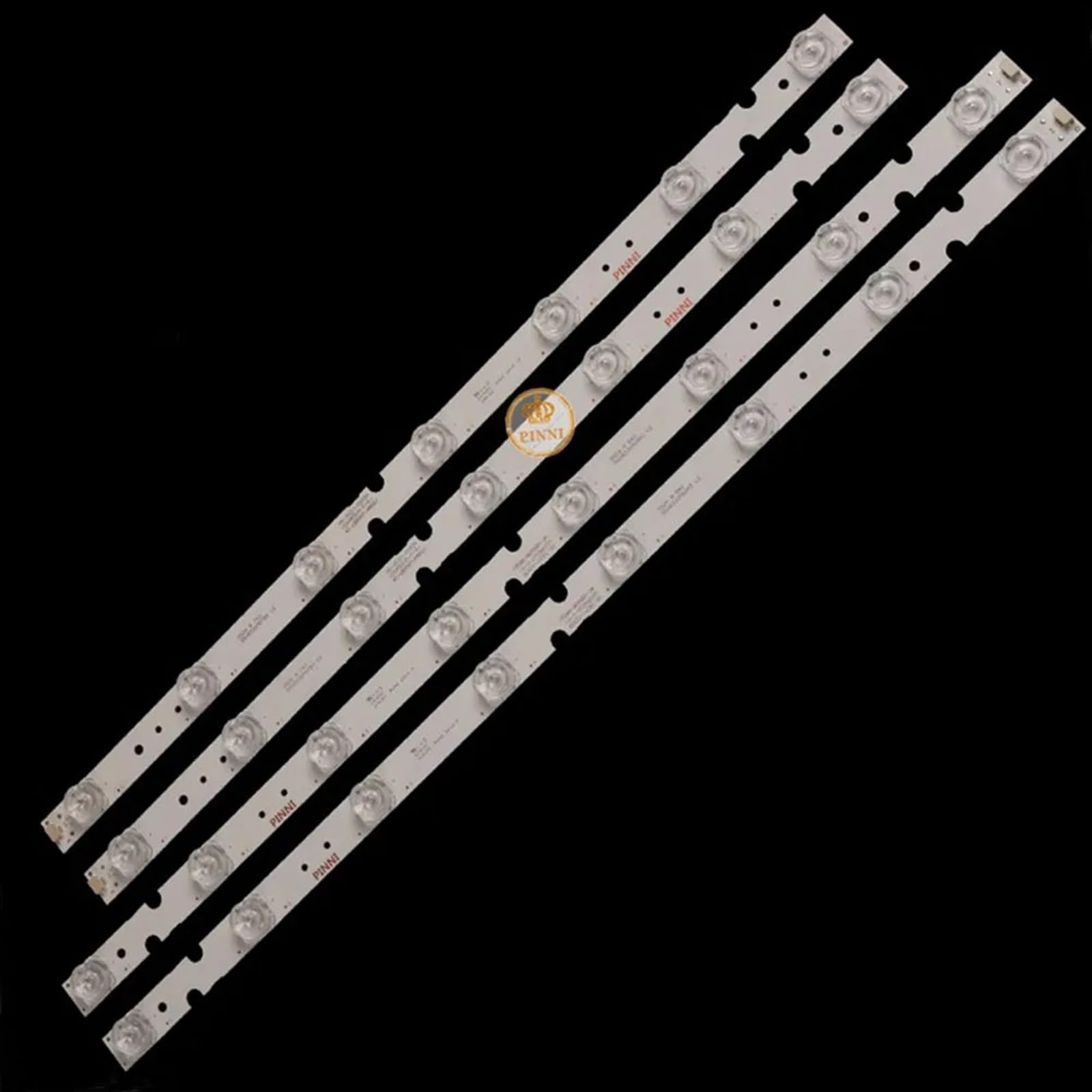 5TV (20 Pezzi) Striscia di Retroilluminazione A LED Compatibile for TCL 55HR330M07B2 55HR330M08A2 V2 55P65US 55U3800C 55P65 55D6 55F6 55L2 4C-LB5508-HR03J PF02J(4PCS(1TV))