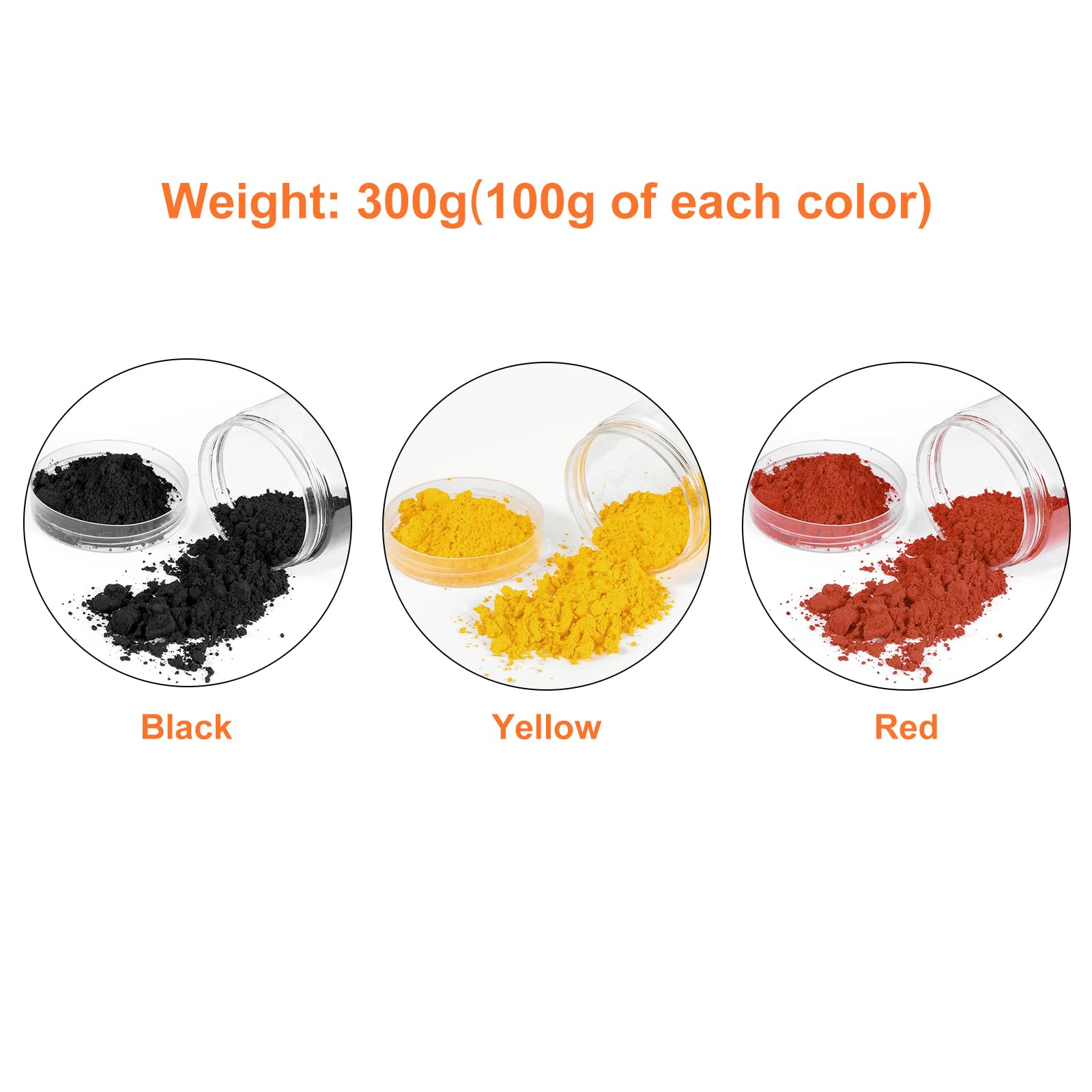 顔料セット Amazon.co.jp: uxcell 酸化鉄粉末 300g 酸化鉄顔料 3カラー 各