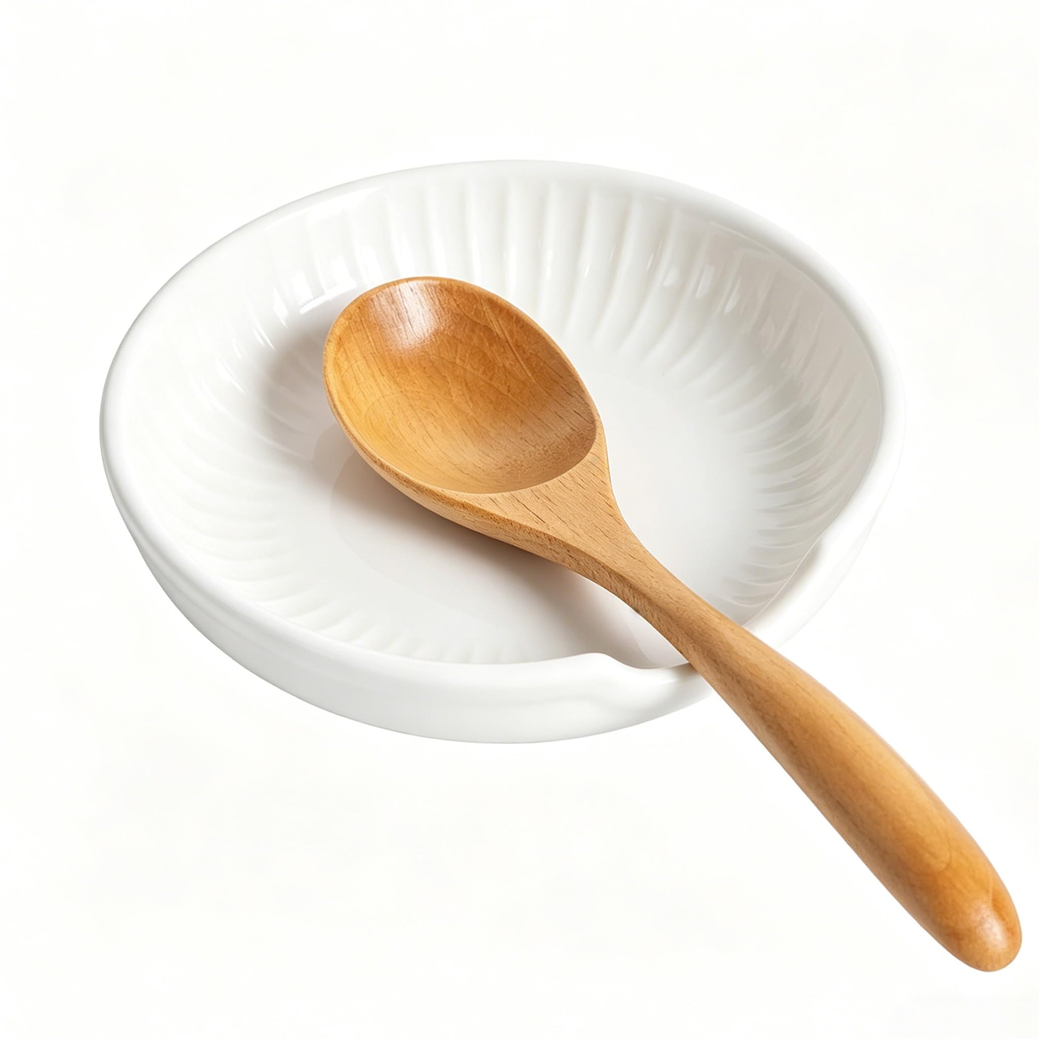 Keramik-Löffelablage für Herdplatte, 12,7cm, Löffelhalter fü