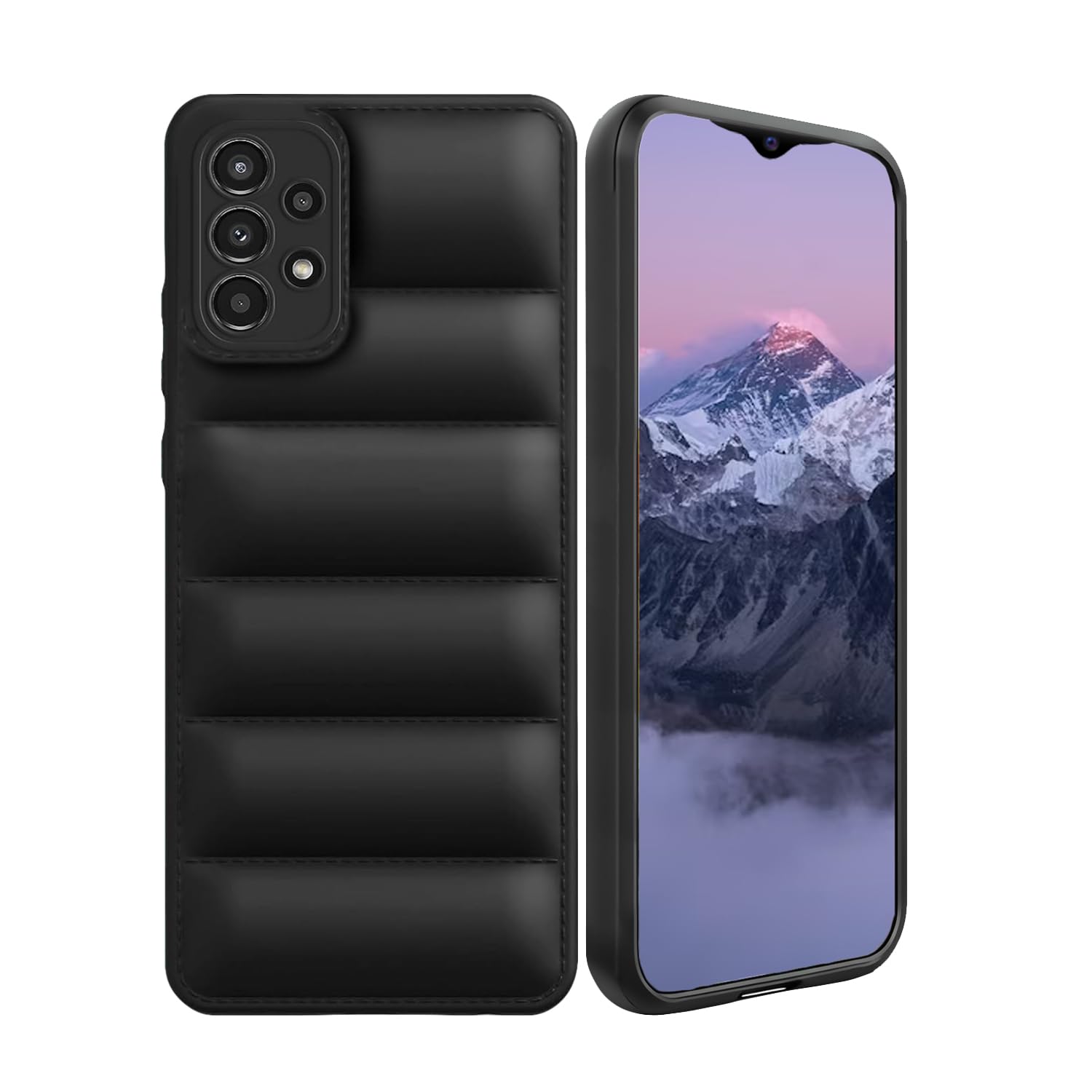 ERIT Back Cover for Samsung A32 4G Puff Soft Flexible Shape Shockproof Bumper Soft Silicone Case with Camera Protection (Black) (B0DD7MYXS1) Amazon Price History, Amazon Price Tracker