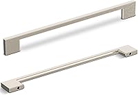 Vista 27 de Southern Hills Tiradores de gabinete de níquel cepillado – 3.780 in – Manijas de cajón de níquel satinado, manijas de gabinete de cocina modernas