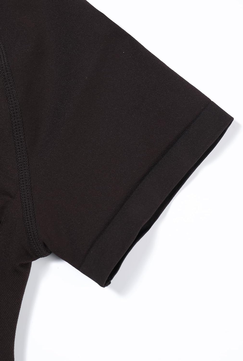 AUROLA Influence Crop Top Workout Shirts for Women, Ultra-Soft Seamless Gym T Shirts Short Sleeve Running Workout Tops - Image 5