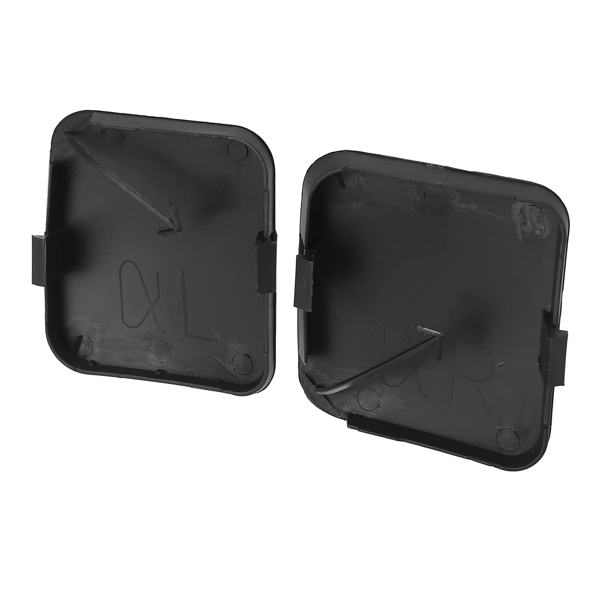 Pair Of Primed Front Bumper End Caps For 2009-2012 Toyota RAV4 - Left & Right Set