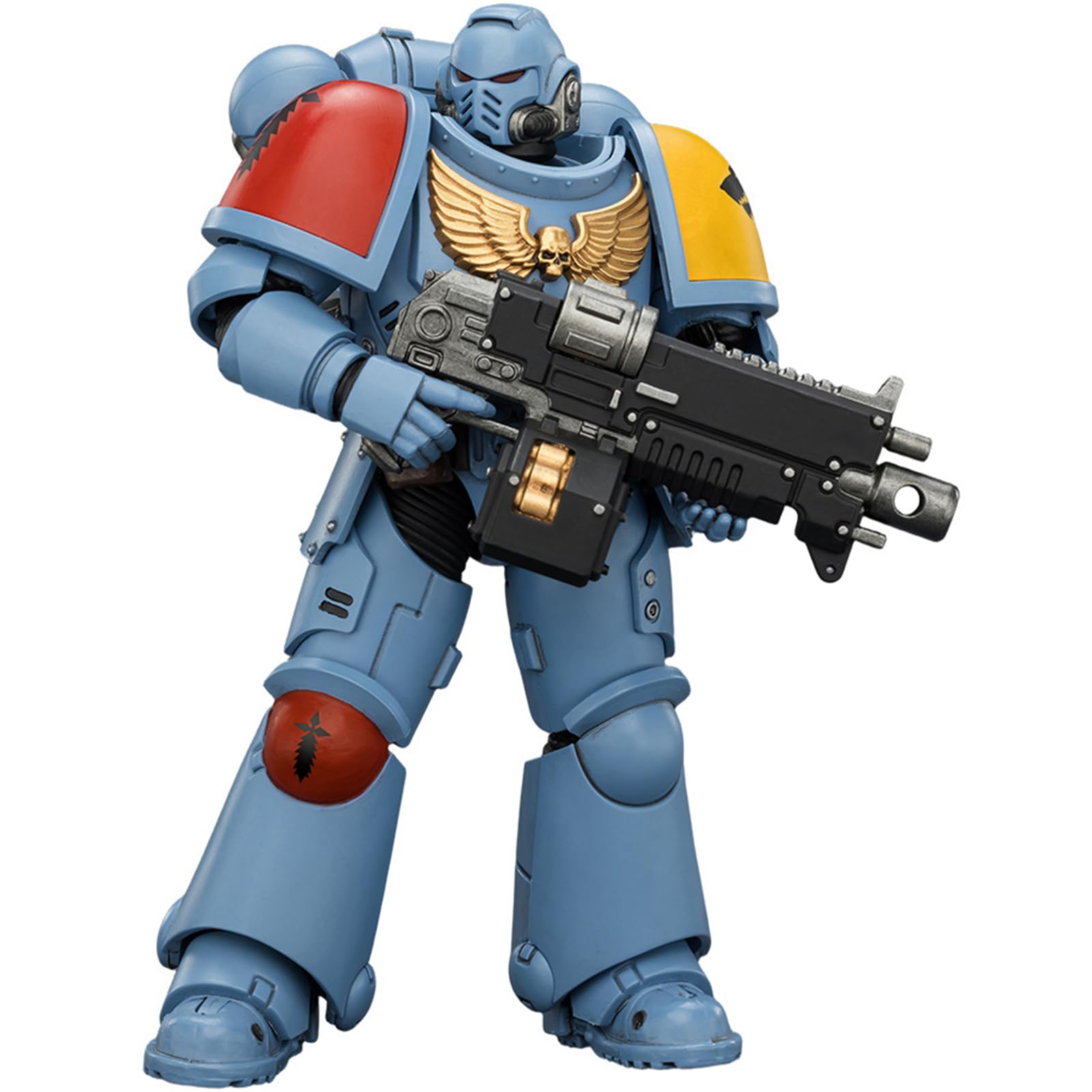 JOYTOY Warhammer 40k Space Wolves Intercessor with Bolt Rifle, Bolt Pistol and Chainsword 1/18 Action Figure Collect And Display Model