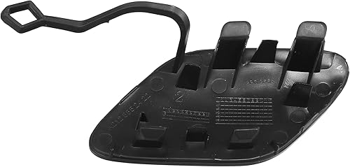 Miniatura 6 de uxcell Cubierta del gancho de remolque del parachoques delantero derecho del coche No.A2128852422 para Mercedes-Benz E200 2014-2016 Negro