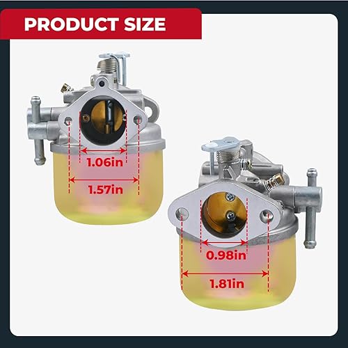 Miniatura 4 de NIMTEK - Carburador para carro de golf DS carburador 1984-1991 341cc motor de válvula lateral
