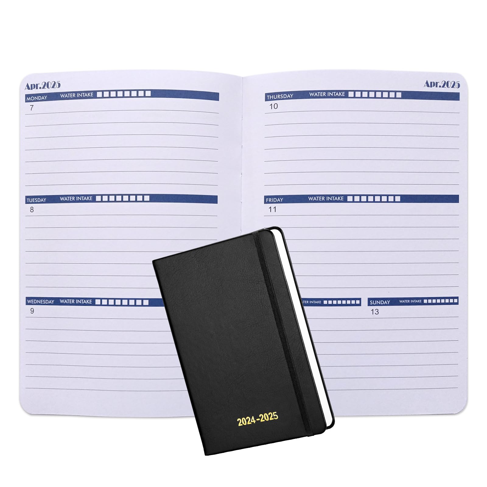 UtyTrees 2022 Planner - Monthly Weekly Daily Planner 2022, October 2021 - March 2023, 18 Month Planner 2022-2023, 5.7" x 8.4", Premium Thick Paper, Black, (2021.10 Planner H-M)