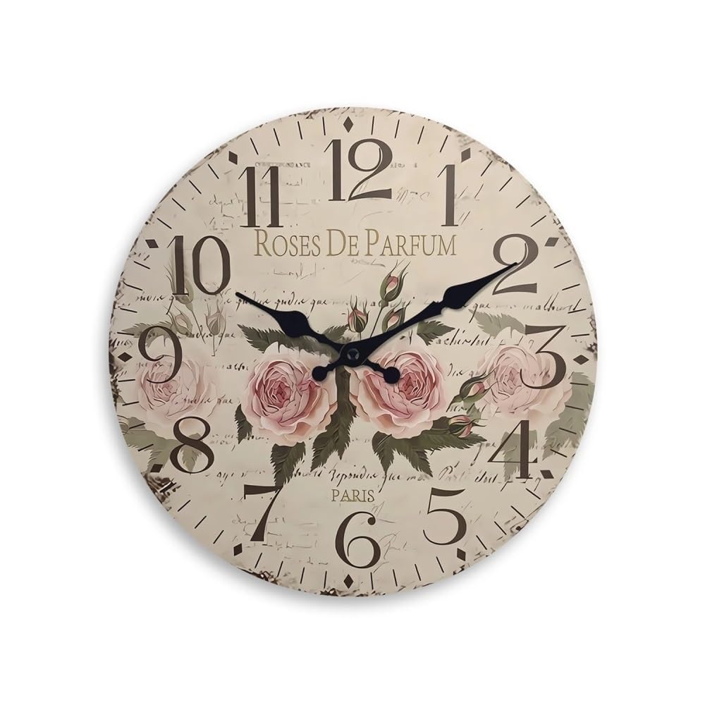 Horloge murale silencieuse pour supprimer le tic-tac agaçant dans le salon et la cuisine