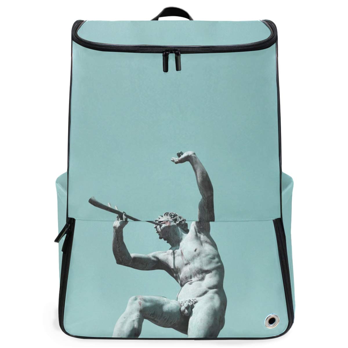 Durable Backpack Art Sky Statue Travel Casual Daypack Rucksack Hiking School Bags for Student Girls Boys