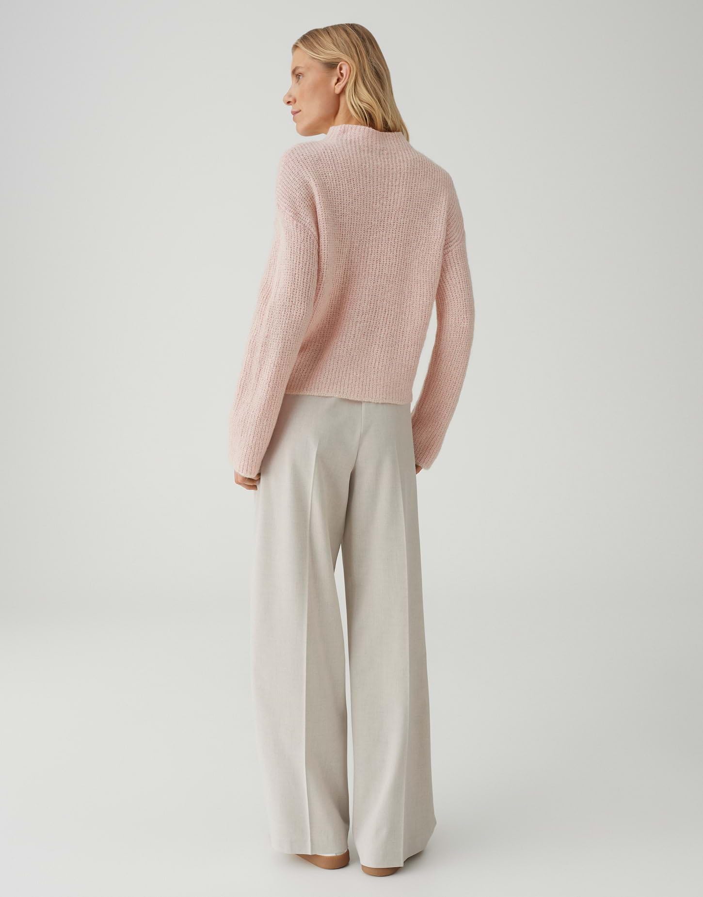 OPUS Damen Pullover | Priefe Luftiger Strickpullover in 3D-Optik Regular Fit