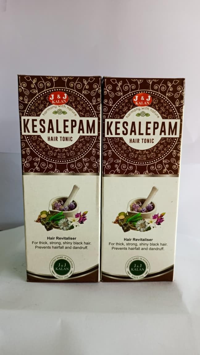 J & J Kalan Kesalepam Hair Tonic – 200 ml | Ayurvedic Hair Fall Solution for Alopecia, Dandruff, Itchy Scalp & Premature Greying-picture-15