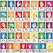 YIYDONG 36 Pieces ASL Alphabet Line Bulletin Board Set ABC Number Sign Language Flash Cards Wall Decorations for Pre-School Kindergarten Elementary Classroom Nursery Homeschool (Bright Colors)
