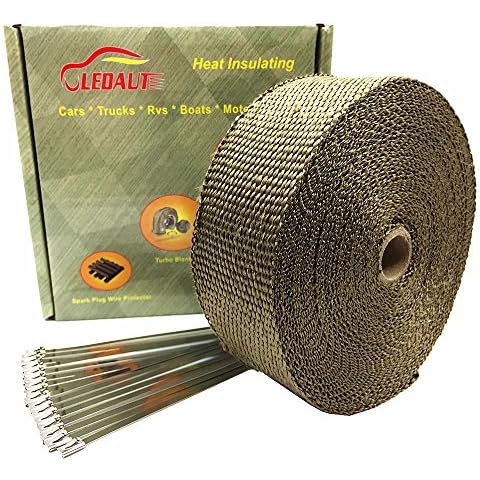 LEDAUT Exhaust Heat Wrap Roll for Motorcycle Cover