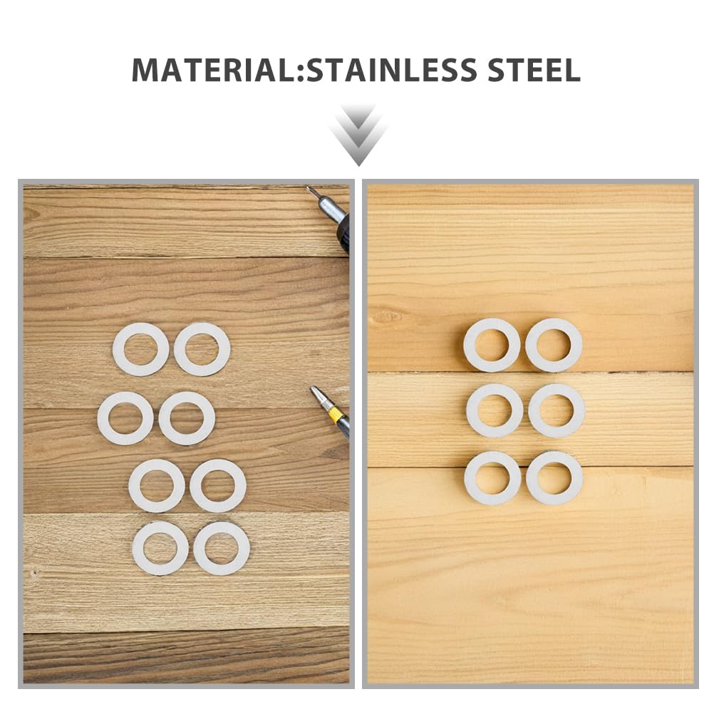 100pcs Flat Washers for Stainless Steel Door Handle Spindle