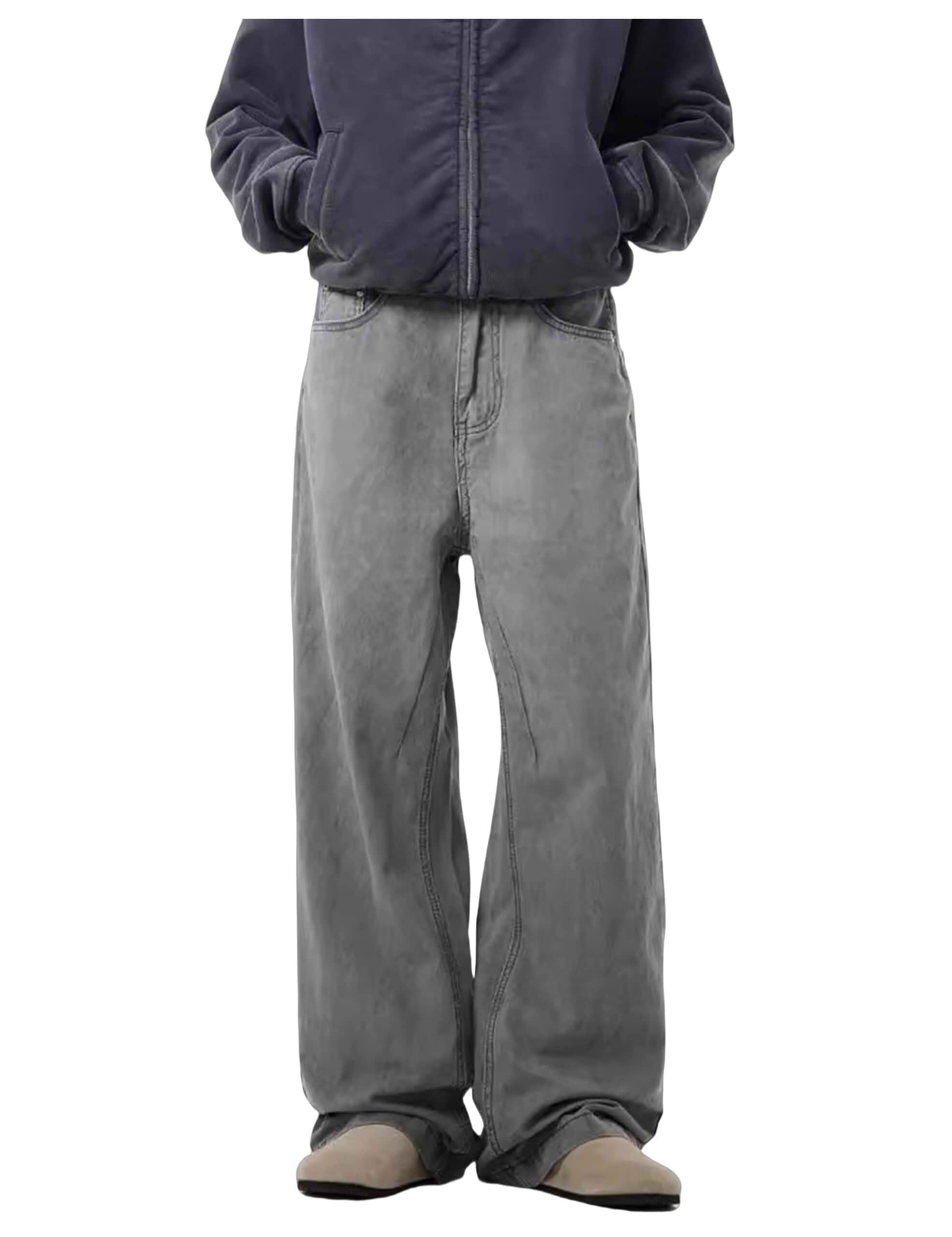 Men's Y2K Jeans Vintage Baggy Jean Pants Grunge Aesthetic Skater Pants Streetwear Relaxed Fit Jeans Trousers Jeans