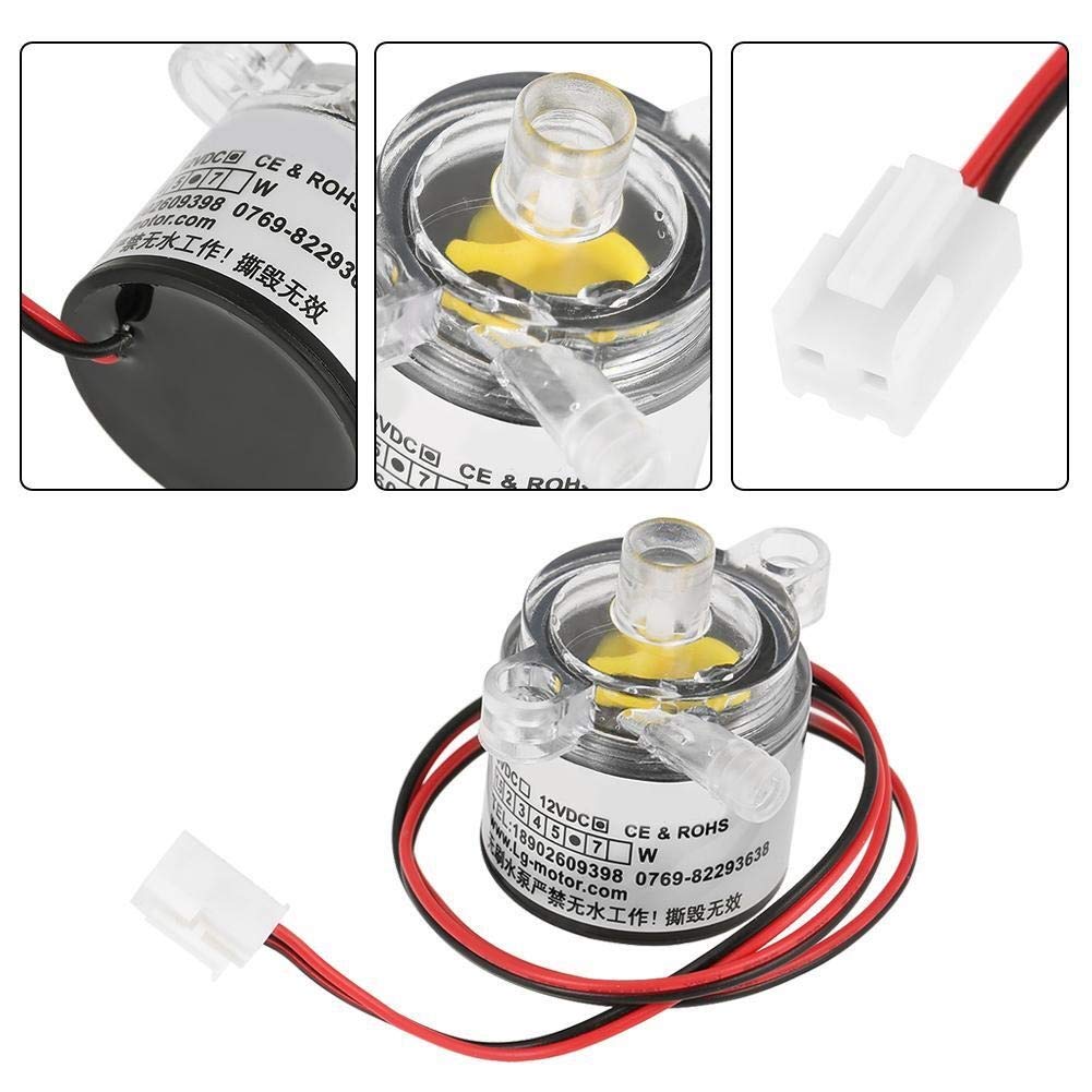 KSTE 1pc Mini DC 12V 6W Bezszczotkowa pompa wodna Bezszczotkowa zatapialna pompa wodna 2 litry/min