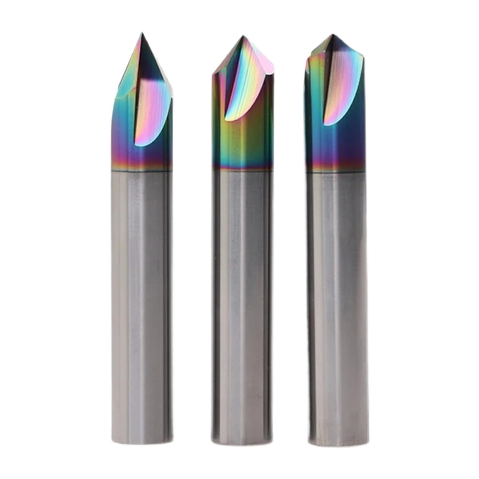 Fraise à chanfreiner en carbure D16 pour usinage CNC de l'aluminium