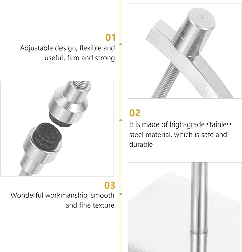Miniatura 4 de Soportes de exhibición de cristal, soportes de calibrador, soporte de exhibición de bolas de cristal, caballetes de globo de vidrio para ornamento