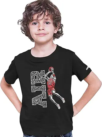 SNELOS Youth Kids Sneaker Matching Graphic T Shirt – Streetwear Tee for Boys and Girls