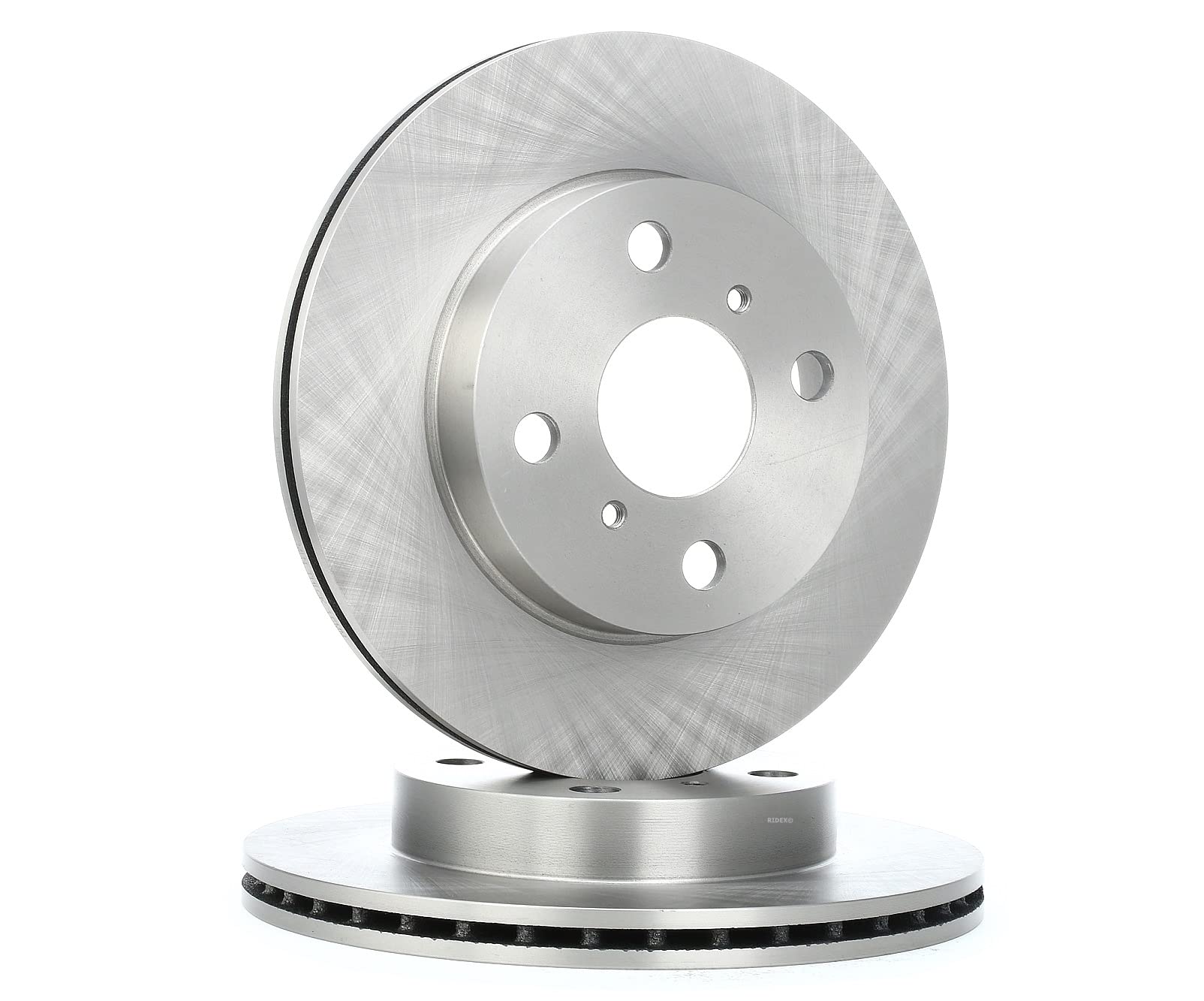 RIDEX 82B0402 2x Disco freno Anteriore senza viti/bulloni Compatibilità con TOYOTA Yaris Hatchback P13
