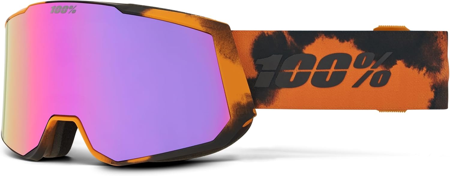 100% ARMEGA Premium Protective Sport Goggles with Ultra HD Lens & Nose Guard (Nuketown - Clear Lens)