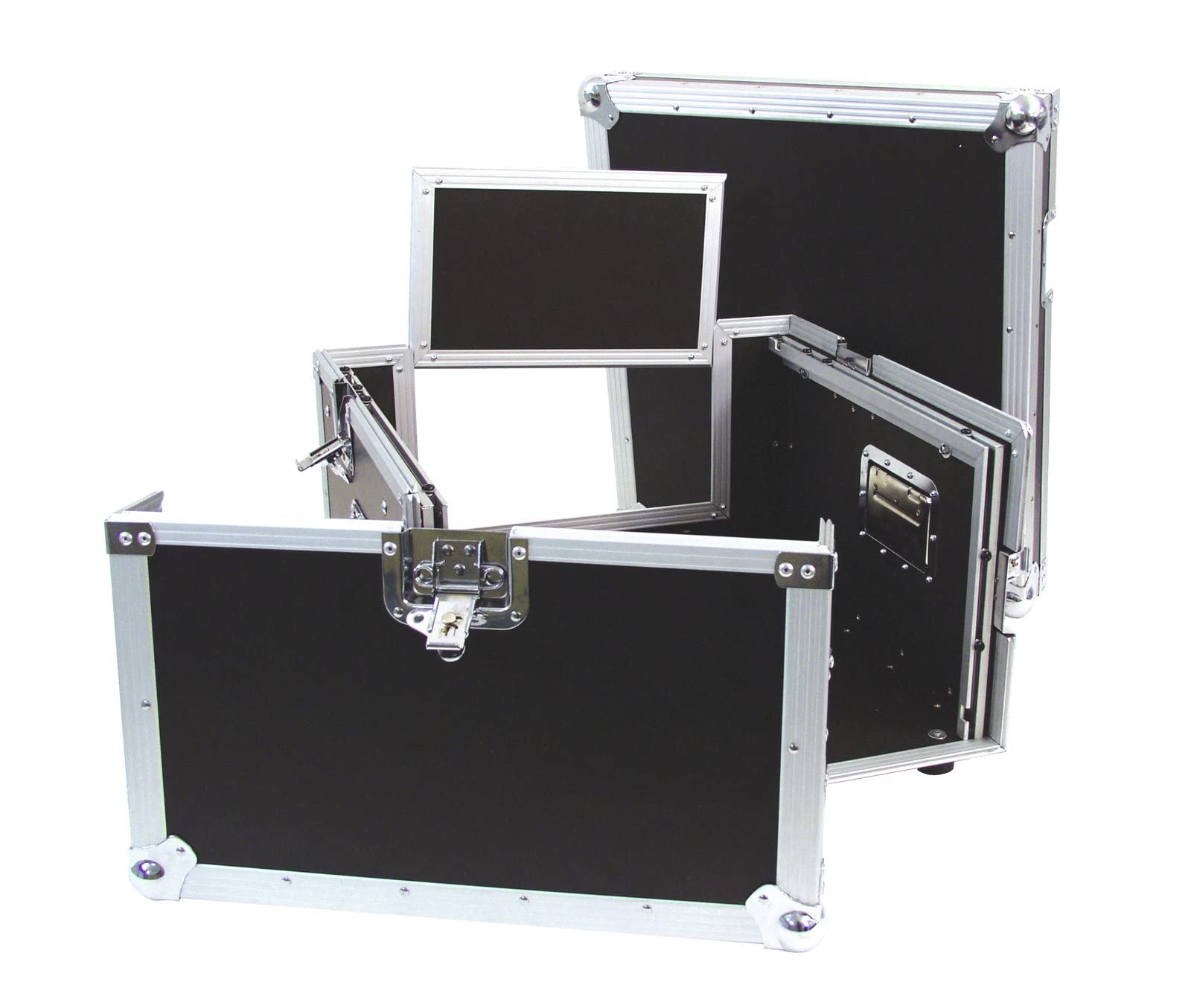 ROADINGER Spezial-Kombi-Case Profi, 4HE | Flightcase für 483-mm-Geräte (19")