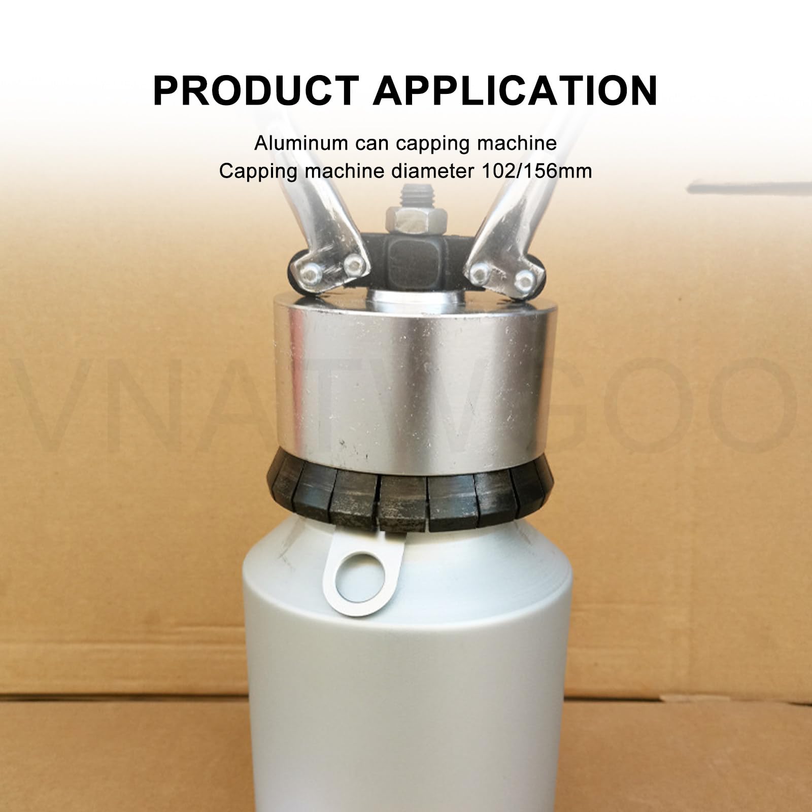 VNATWGOO 102mm/156mm Commercial Manual Drum Sealer, for Aluminum Cans Barrel,102mm