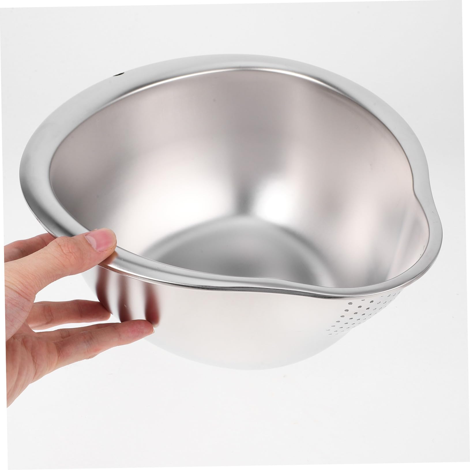Colador de Acero Inoxidable Cesta para Lavar Verduras Escurridor Multifuncional para Cocina
