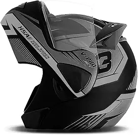 CAPACETE ESCAMOTEÁVEL PRO TORK V-PRO JET 3 CINZA TAM. 62