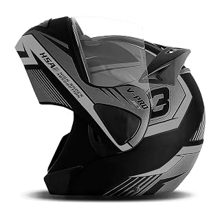 Pro Tork V-Pro Jet 3 Articulado Robocop Fosco Preto/Prata 58