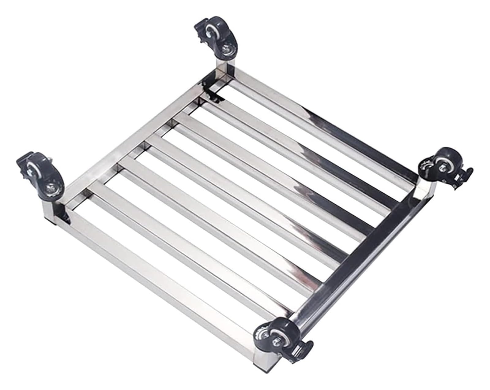 Pflanzenroller Mit feststellbaren Lenkrollen, Topfpflanzenständer, Pflanzenwagen auf Rädern, for drinnen und draußen, robuster Blumentopf-Caddy(50cm(20in))
